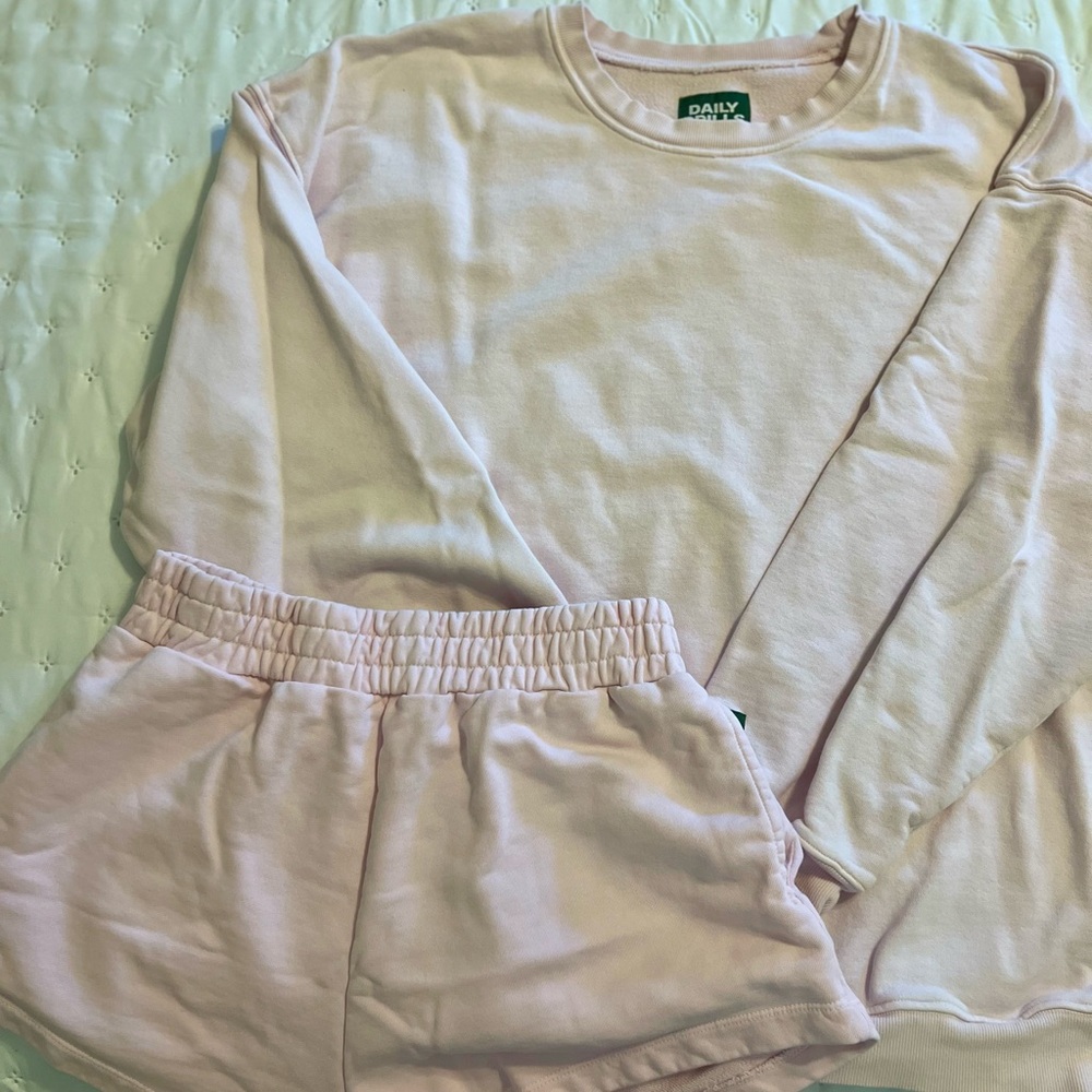 Daily Drills Light Pink Lounge Set